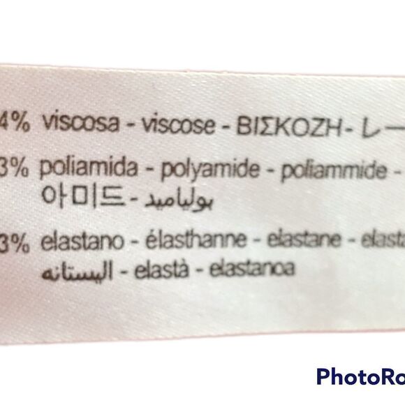 Zara sexy red drawstring asymetrical short sleeve scoop neck top - Picture 6 of 8